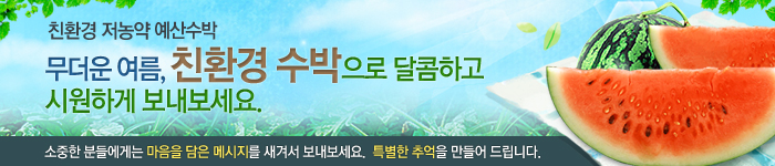 친환경 예산수박